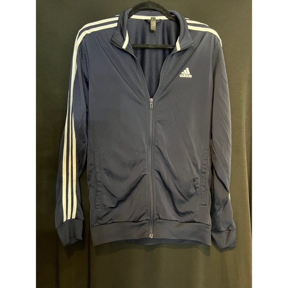 adidas Other - Men's Navy Blue Adidas Zip Up Jacket Size M